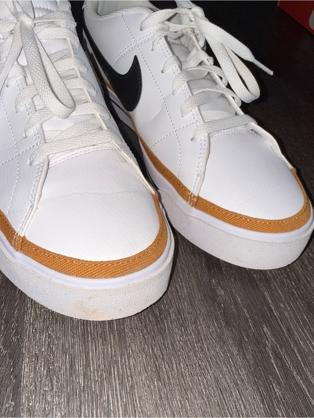 Nike Court Legacy Next Nature White Black Tan - Picture 6 of 9